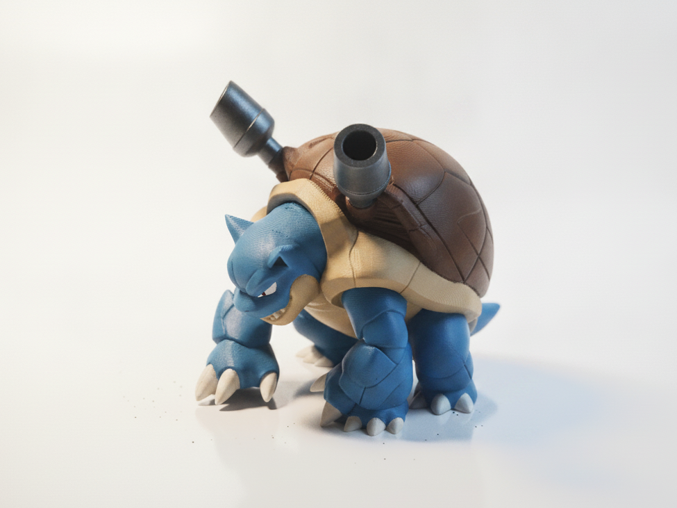 Blastoise Figurine Pokemon 3D Printable