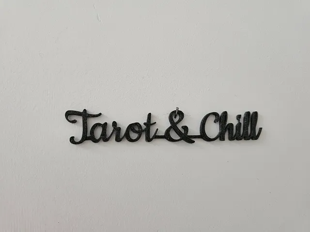 Tarot & Chill - wall sign