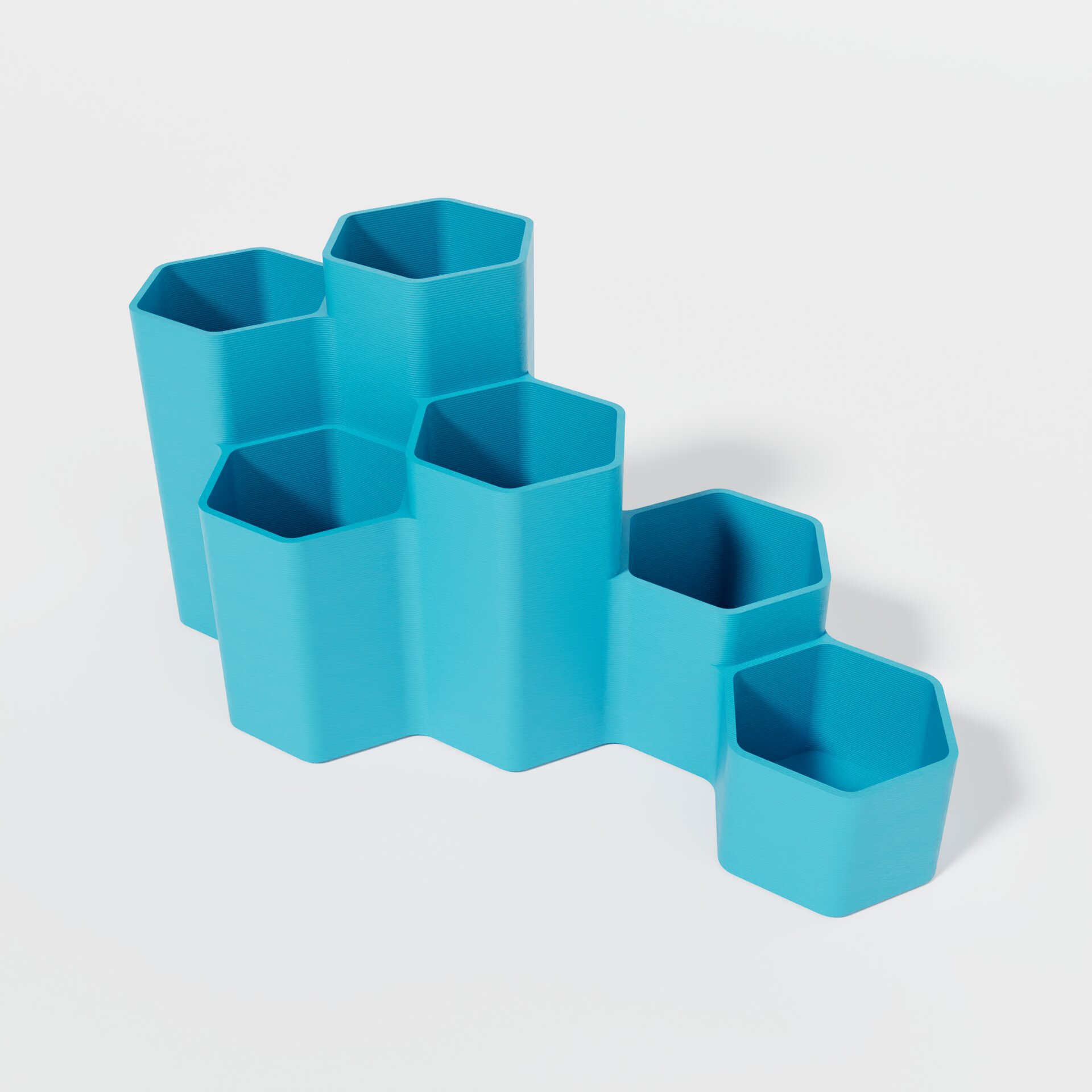 Hexagonal cascade pencil holder 09 — miniatura 7