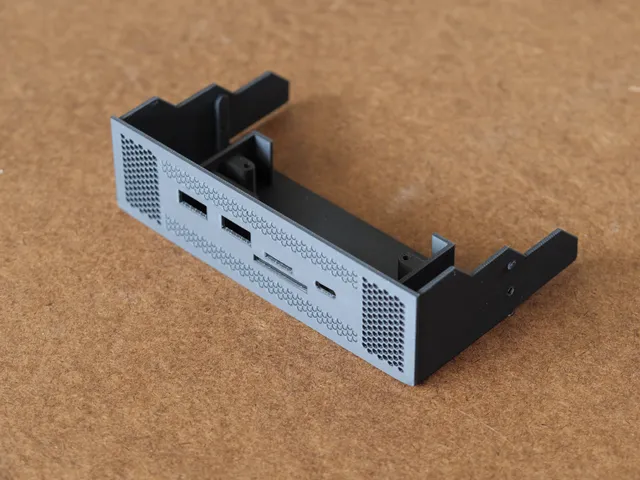 5.25 inch front panel for USB card reader / hub