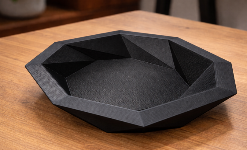 Simple low poly dog bowl