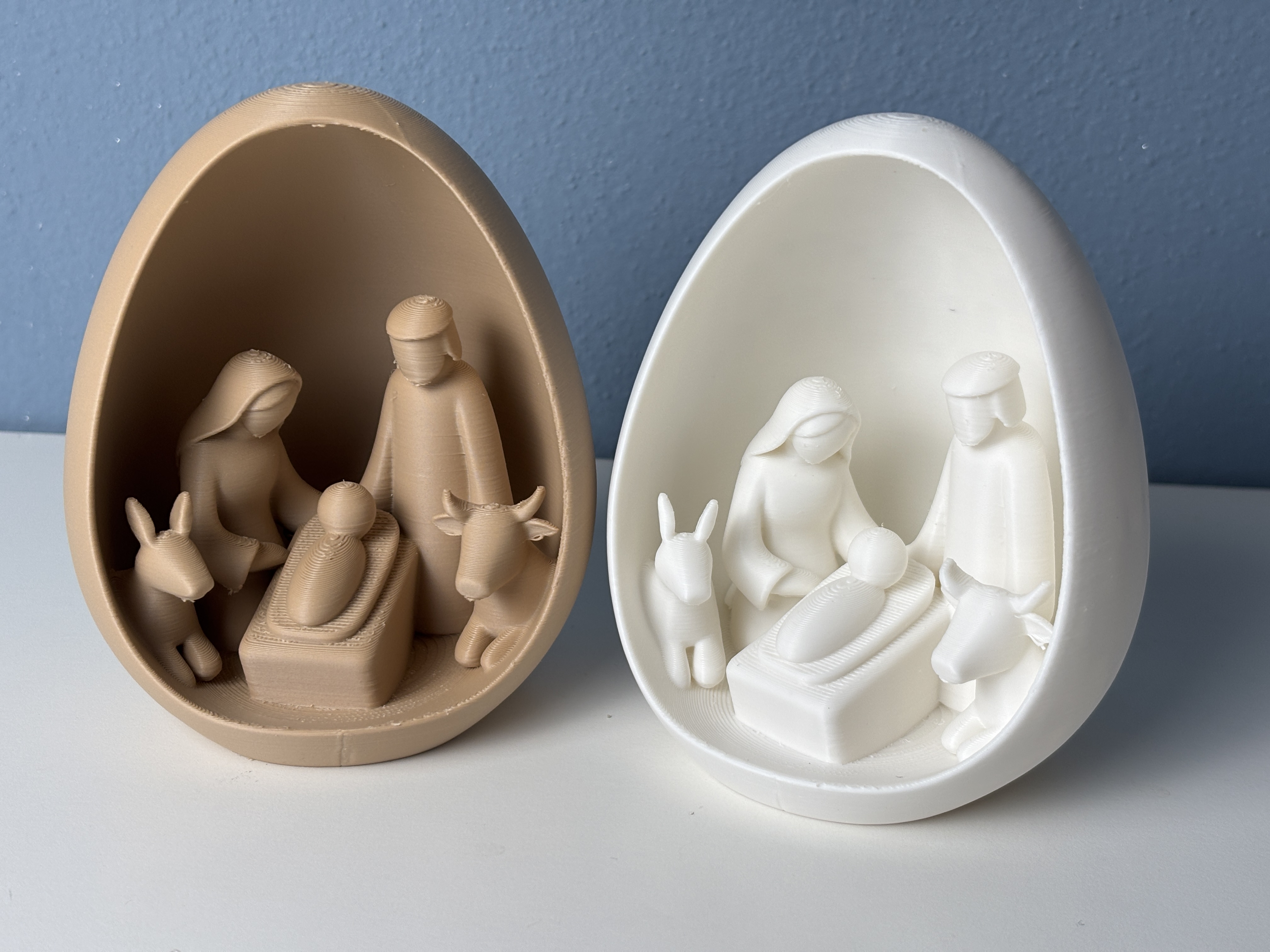 Modern Nativity Scene - Minimalist Christmas Decor