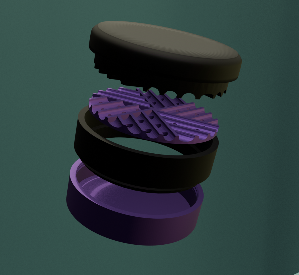 3 Piece Toothless Grinder — miniatura 2