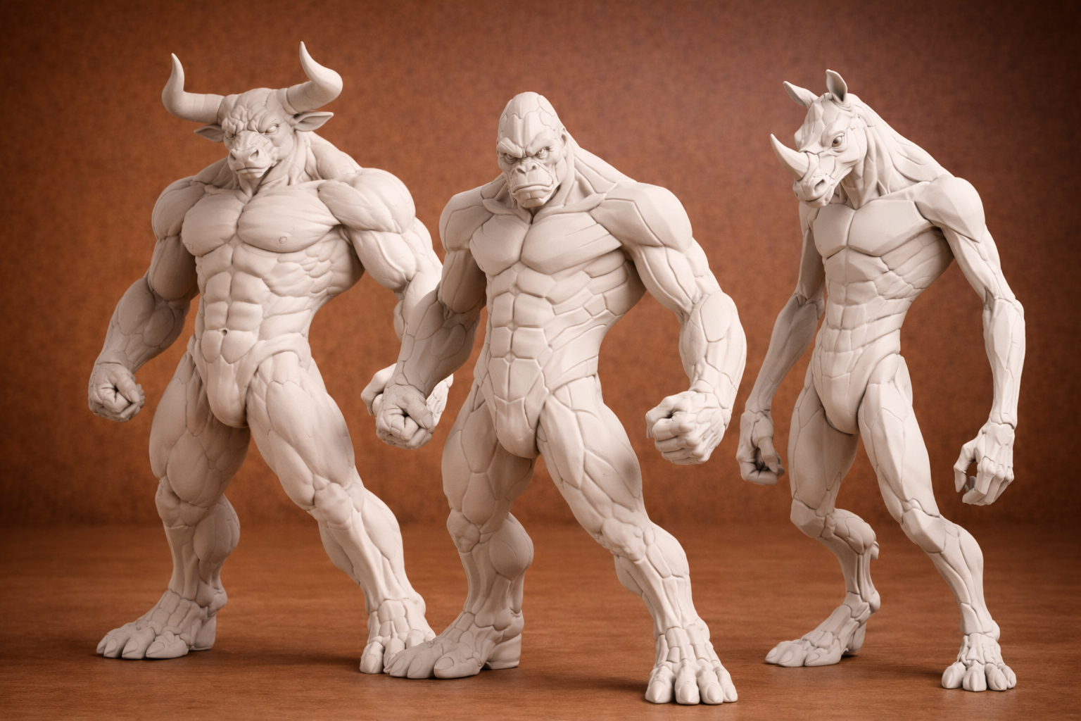 MONOFORM LEGION: MINOTAUR, RHINOR, GORILLA PRIME