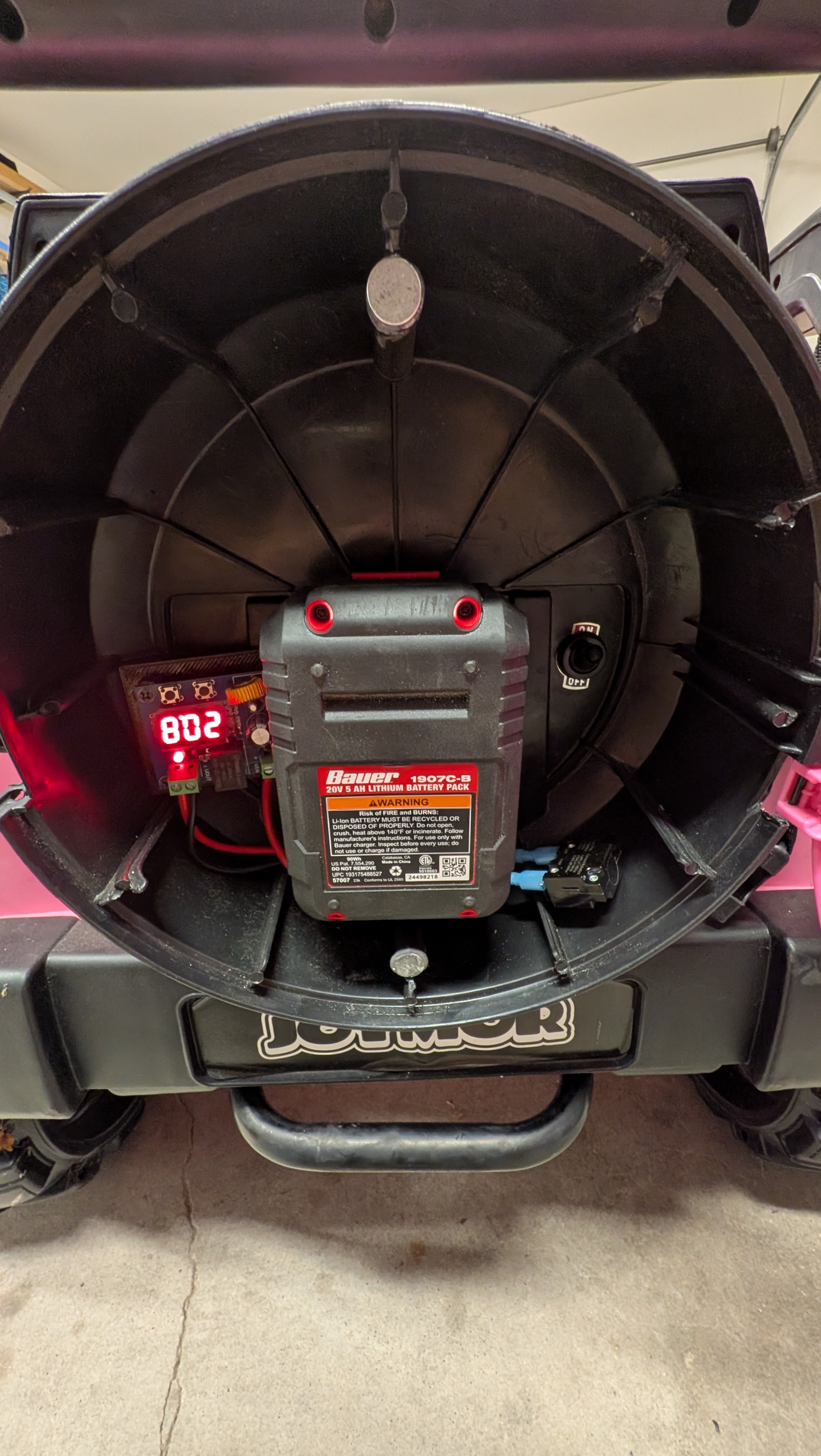 Bauer Battery Adapter with Mounting Holes