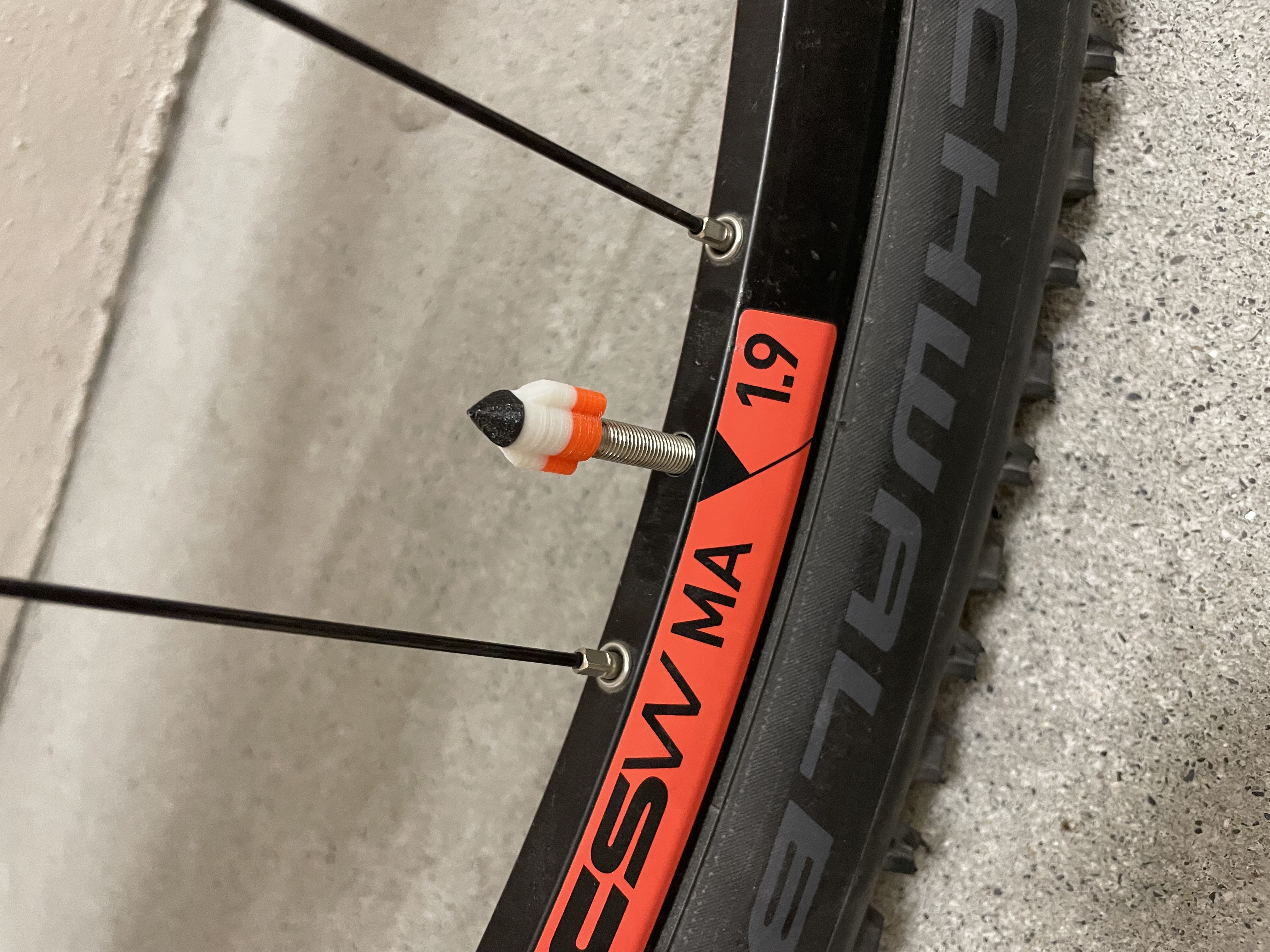Rocket bike valve cap