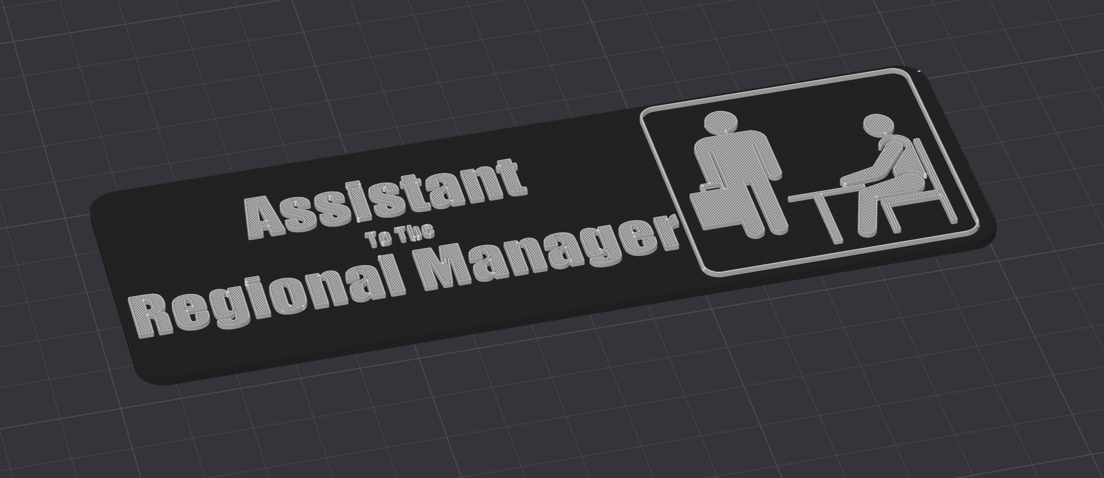 Assistant to the Regional Manager (The Office) Plaque