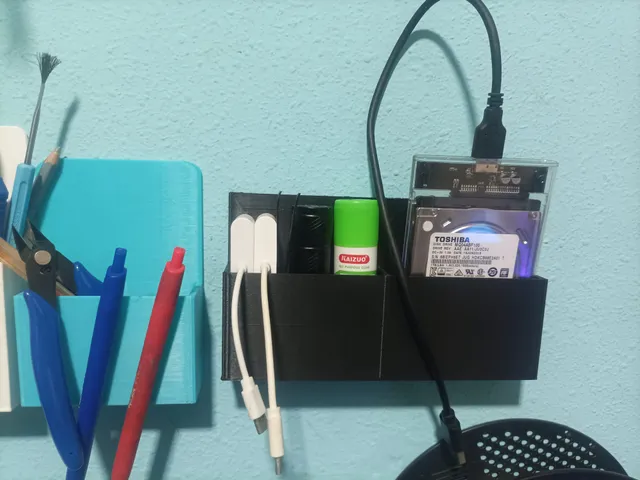 wall mount for hanging items (double-sided tape)