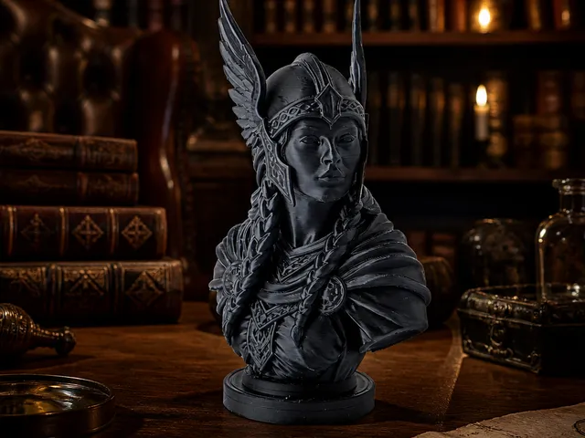 Valkyrie Bust Sculpture