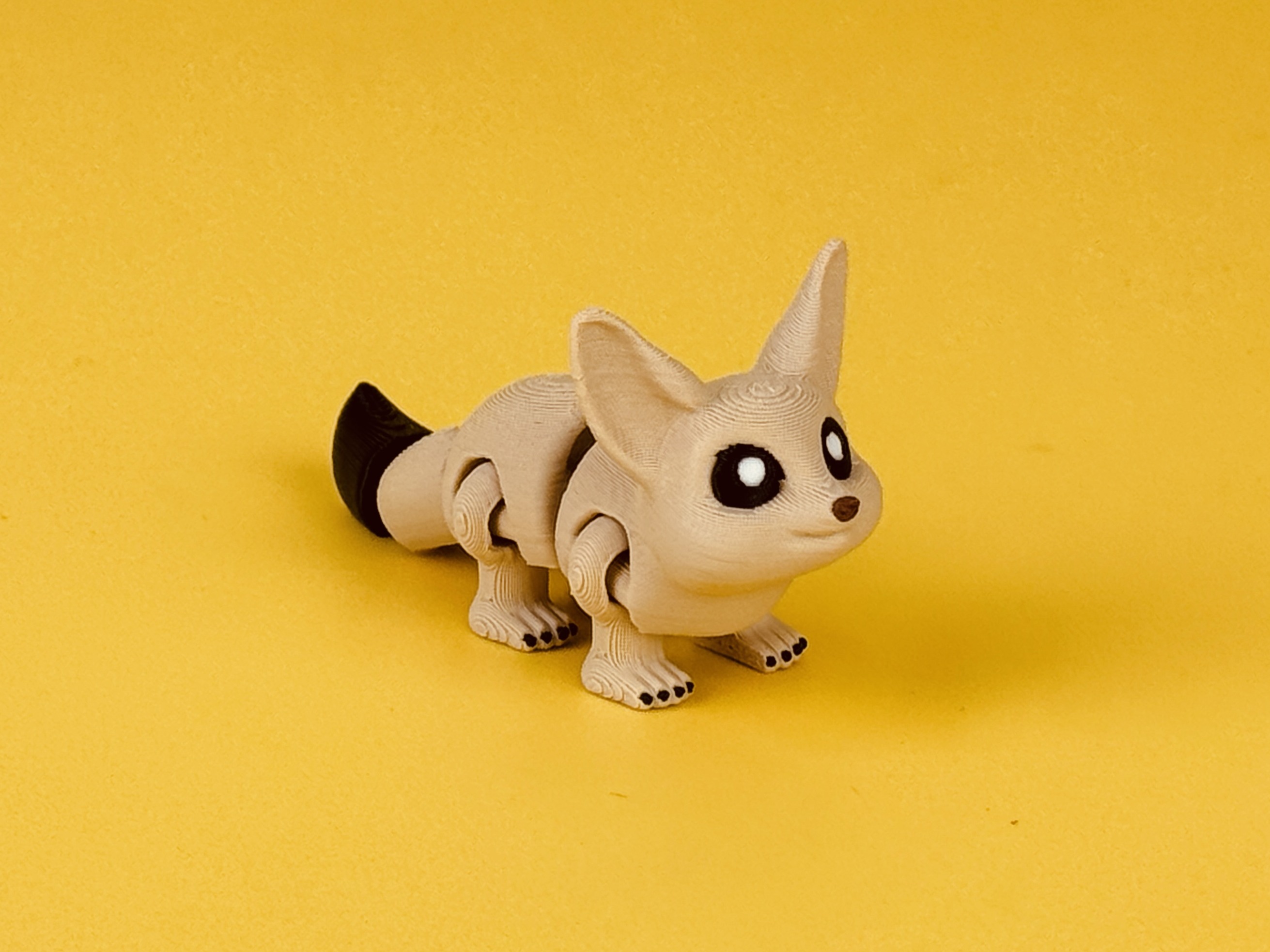Desert Fennec Fox - Articulated Flexi Figure