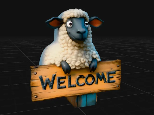 welcome plate