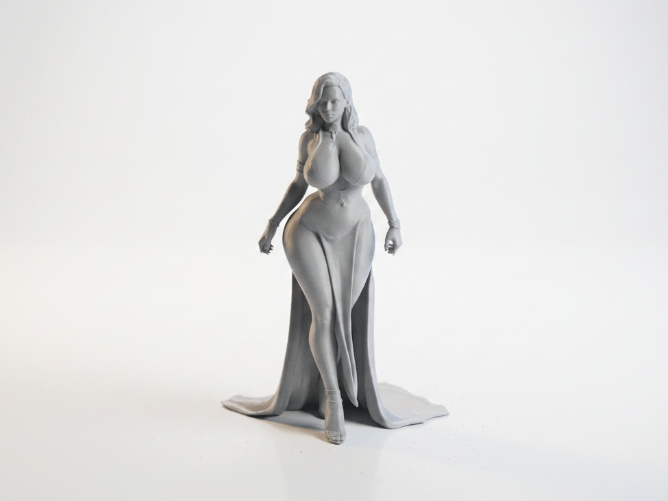 Elegant Female Figurine Statue 3D Printable