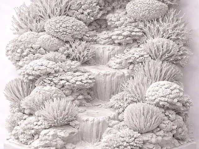 Coral Reef 3D Sculpture