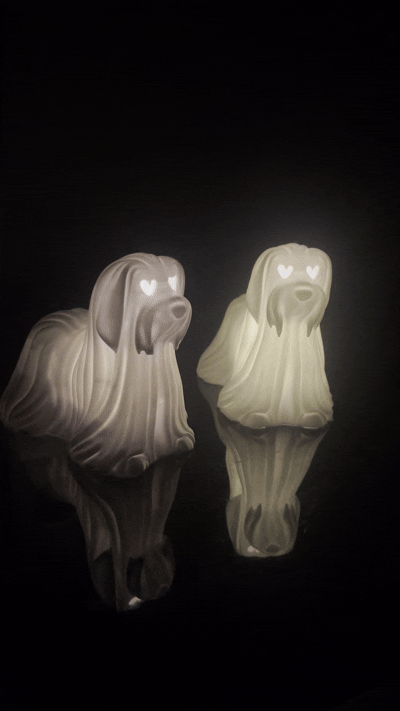Yorkshire Terrier Ghost (Tea Light)