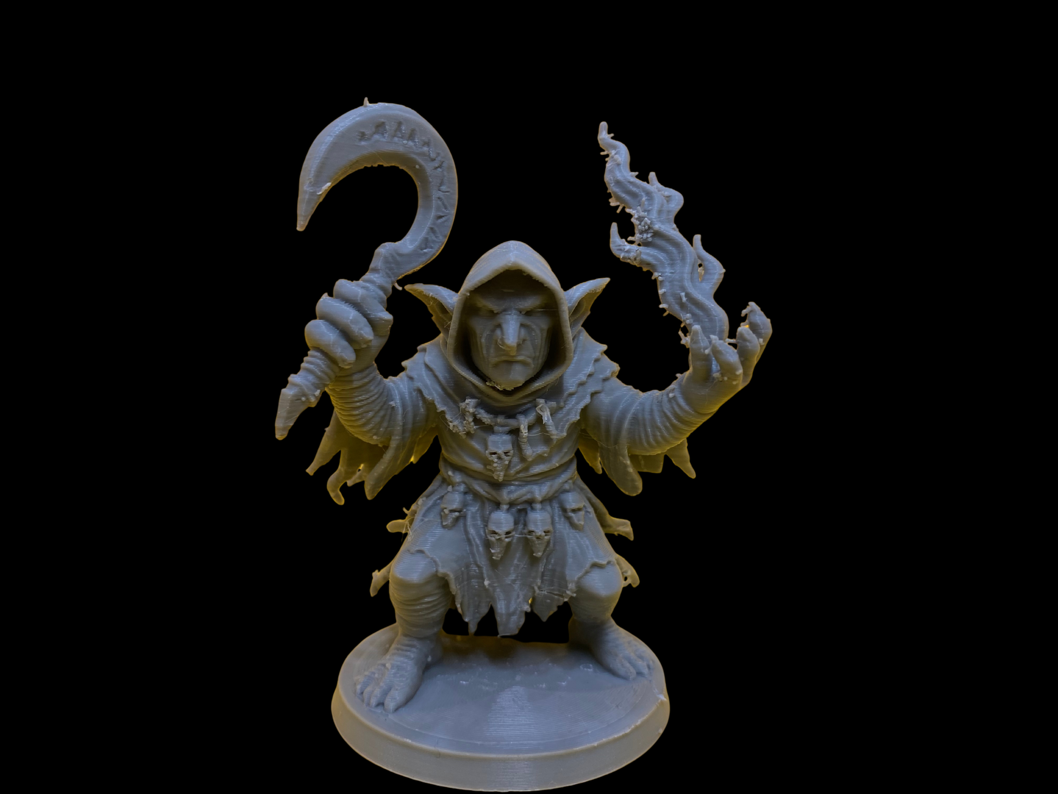 Sithra the Shaman – Free Goblin Figurine from the Blackthorn Hollow Collection (80mm STL)