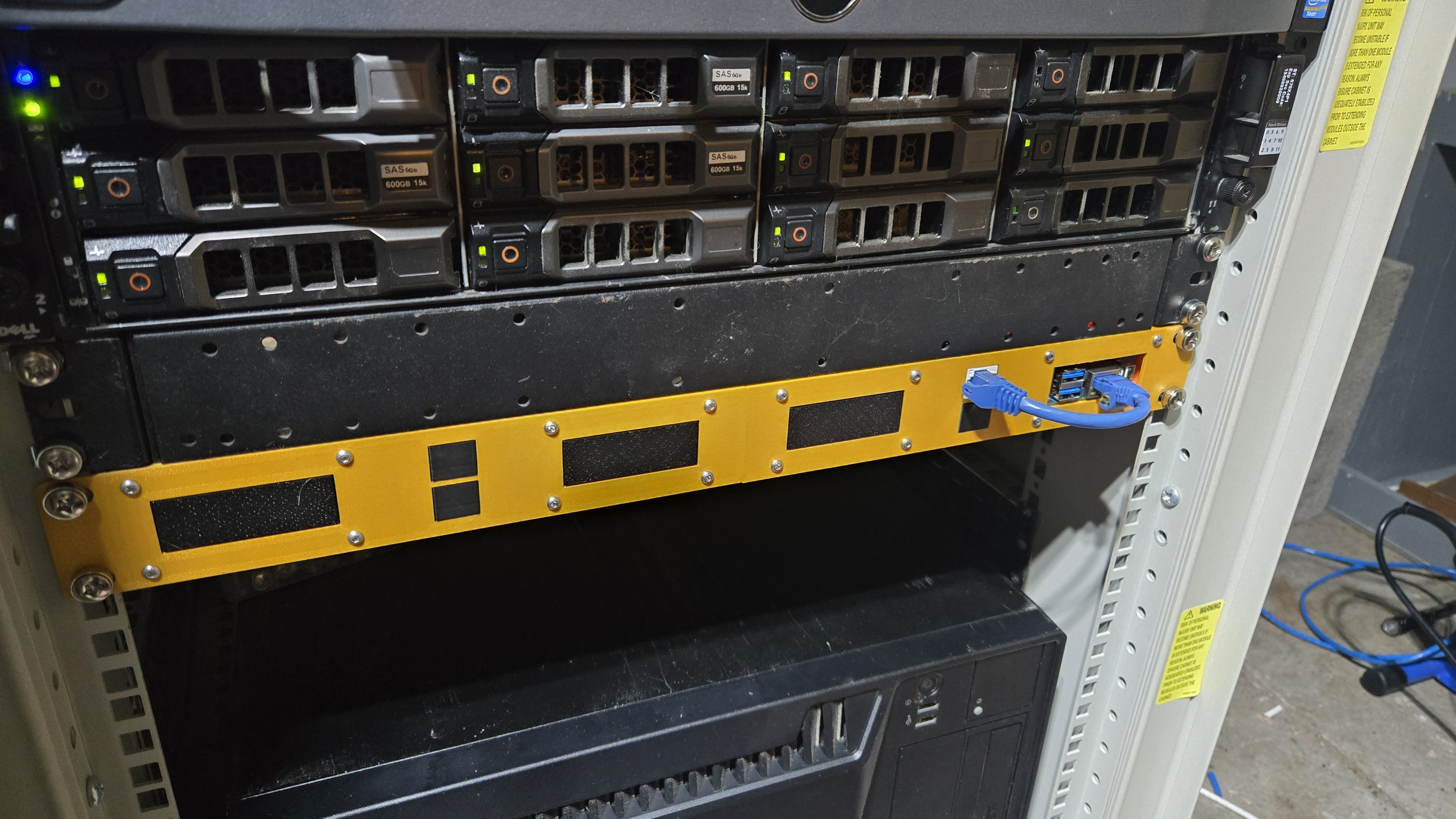 1U modular Pi Rack mount