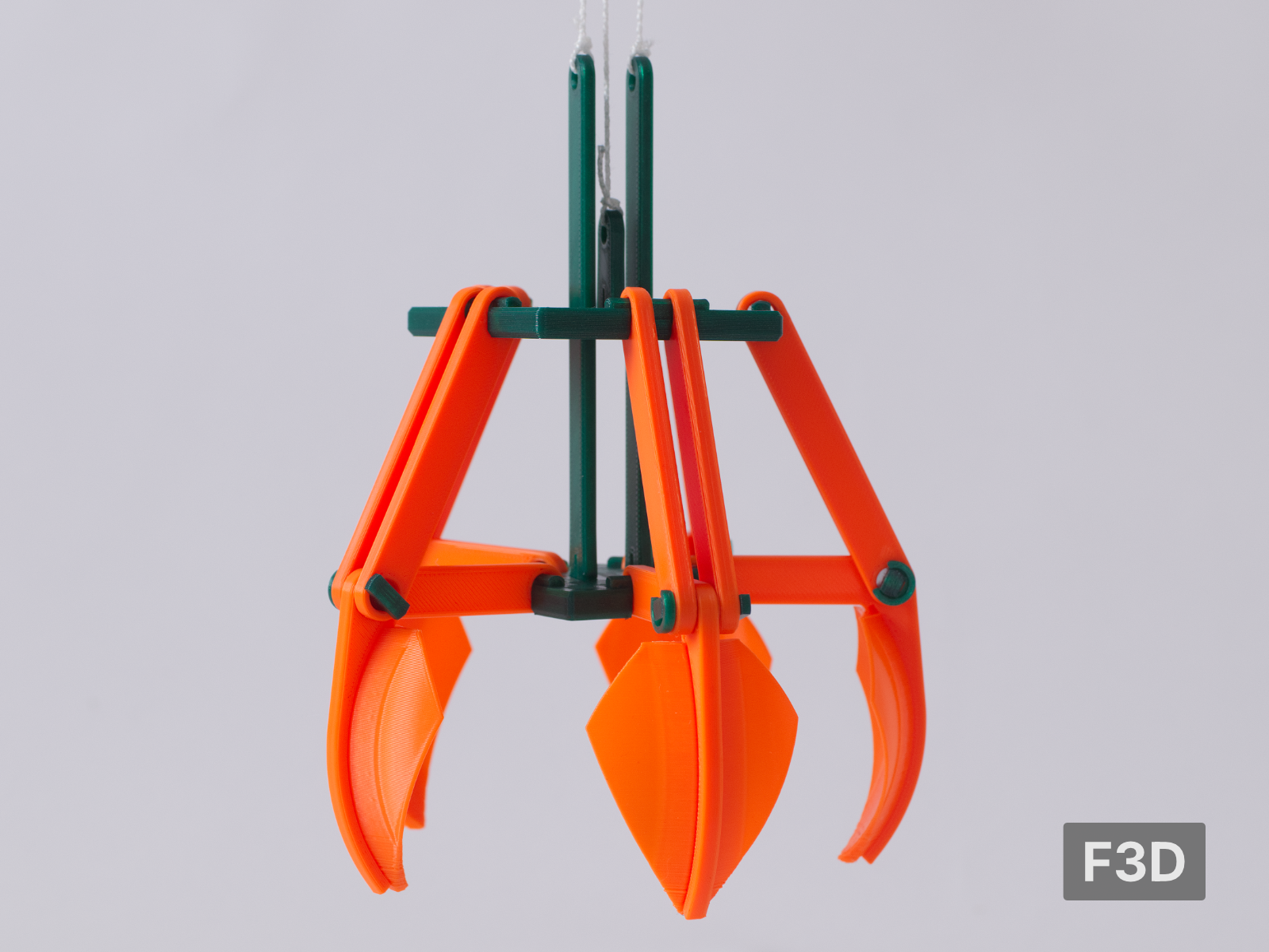 Mechanical Crane Claw — wydruk 3D