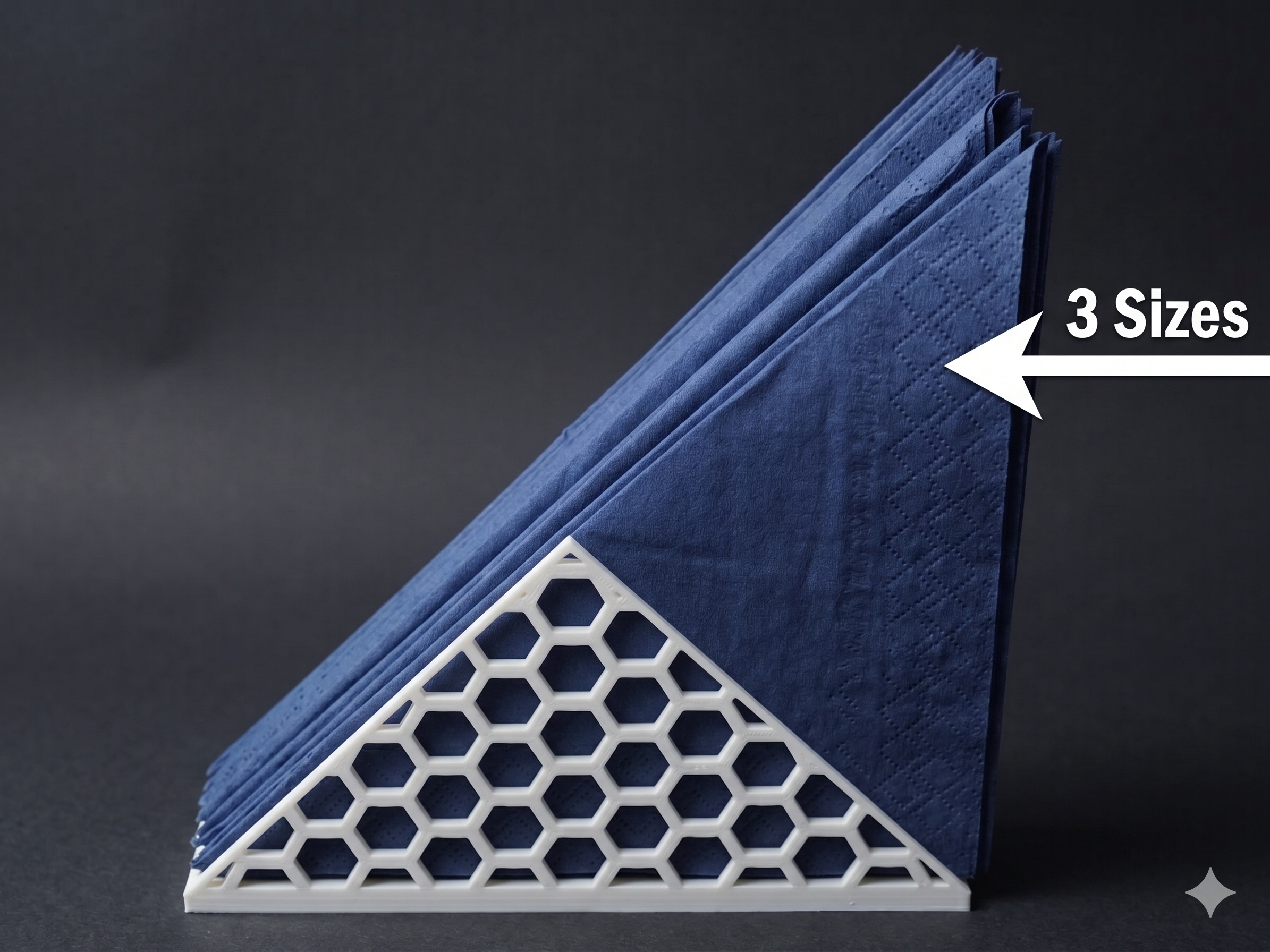 Modern Napkin Holder (3 sizes) 3D model