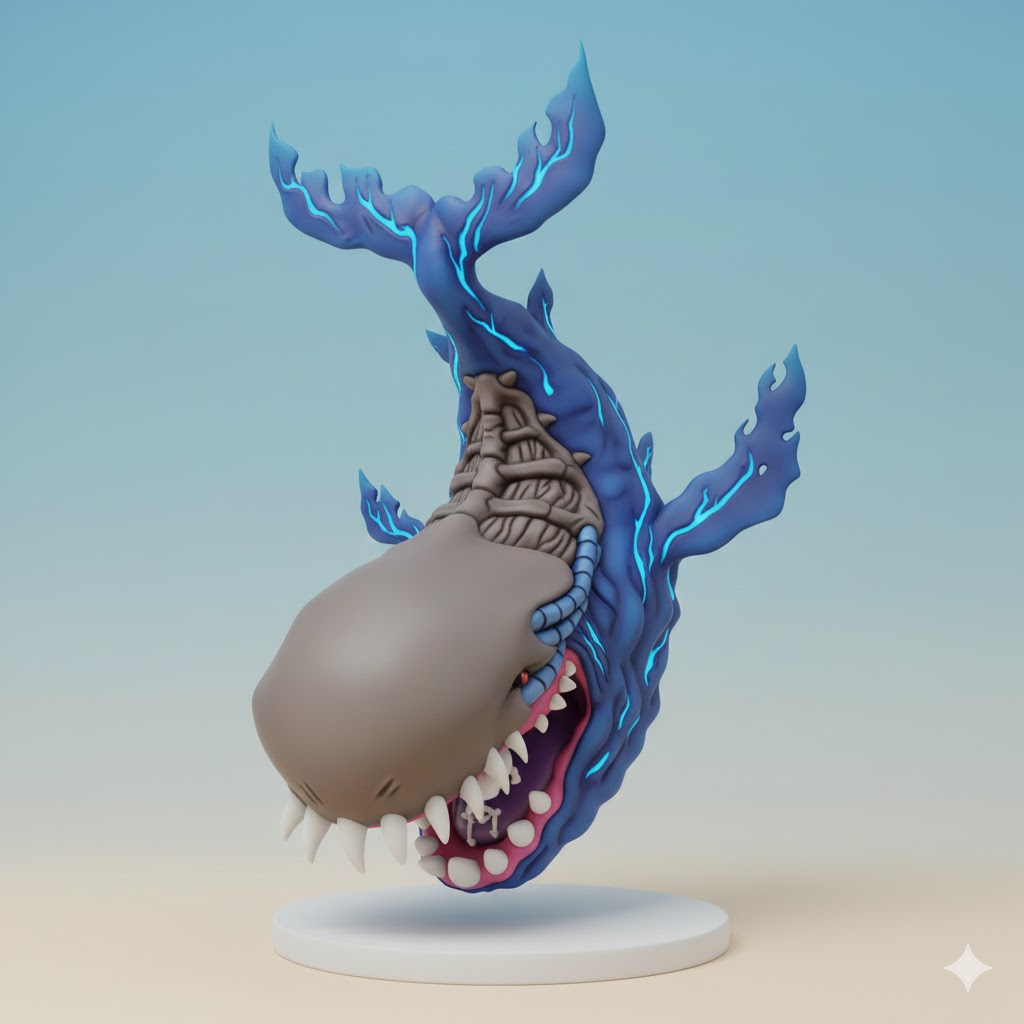 Whamon Digimon Creature Model