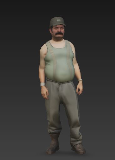 Personaje masculino GTA5 / Male character GTA5 3D model