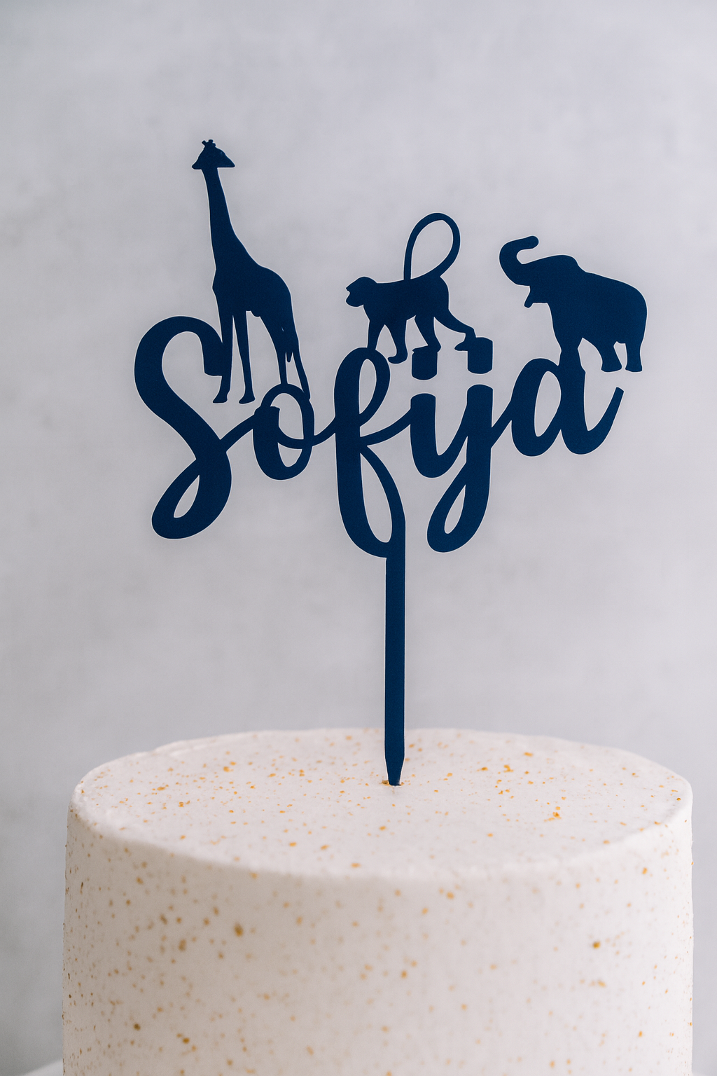 Sofija Cake Topper with Animals