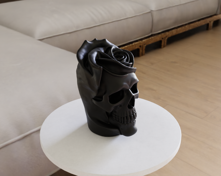 Indented Rose Skull — miniatura 8