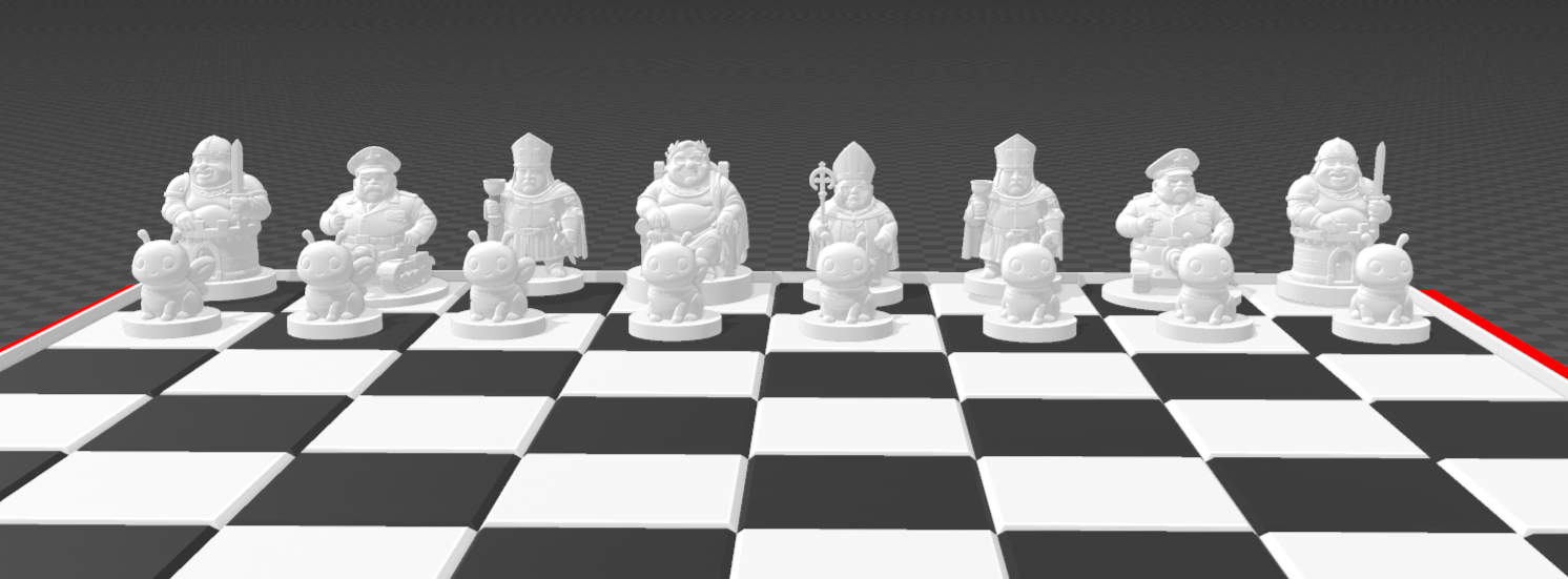 Chess of Two Worlds – Comedy vs Horror