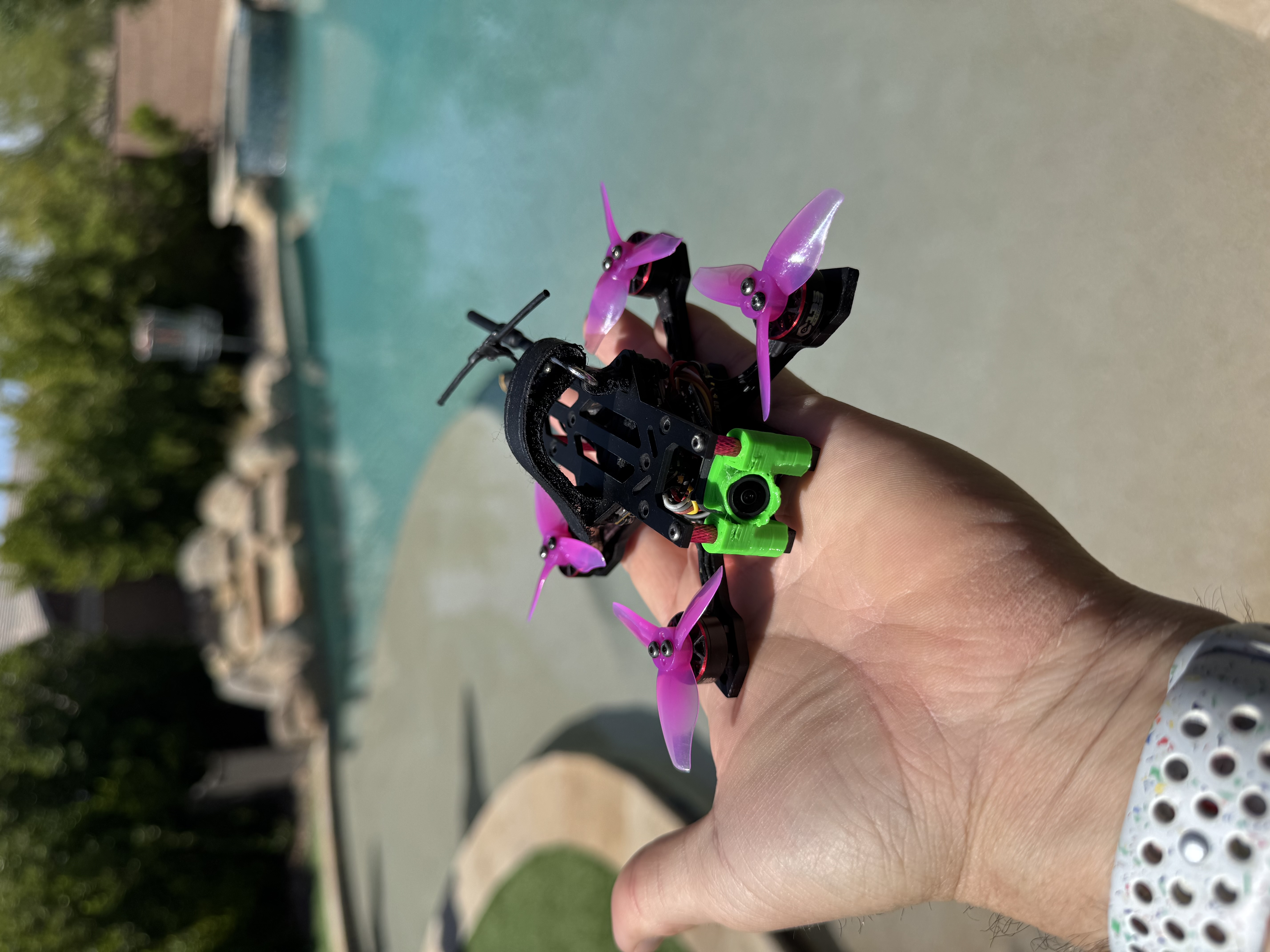 O4 with Avatar Lens Eagle1 Camera Mount