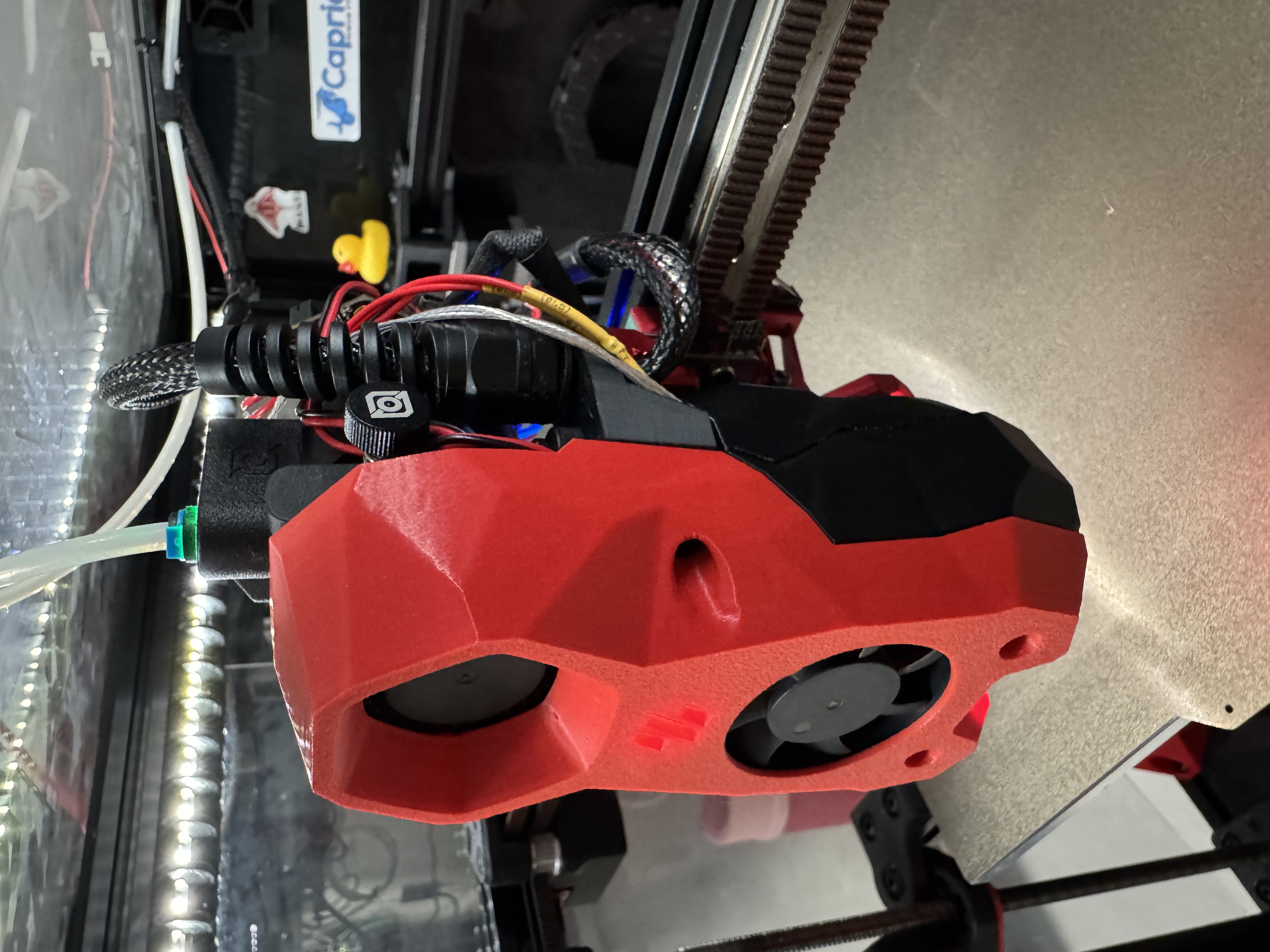 Orbiter v2 PG7 filament sensor mount with cutting for Filametrix