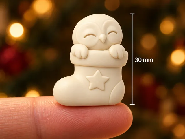 Mini Stocking Owl – 30 mm