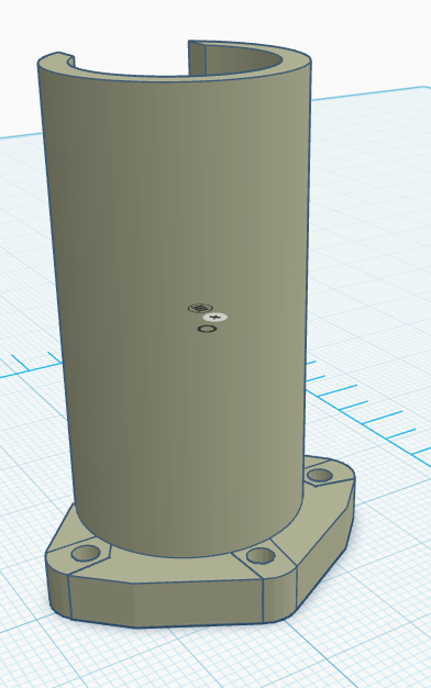 Ender 5 MAX Toolhead stabilizer bracket for Feedline