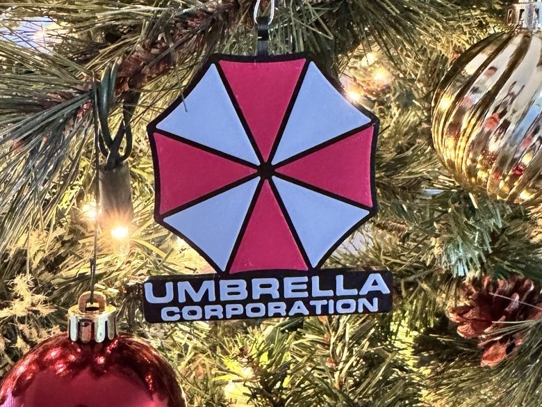 Umbrella Corp. Logo - Christmas Ornament (Hot-Swap, Multi-Color)
