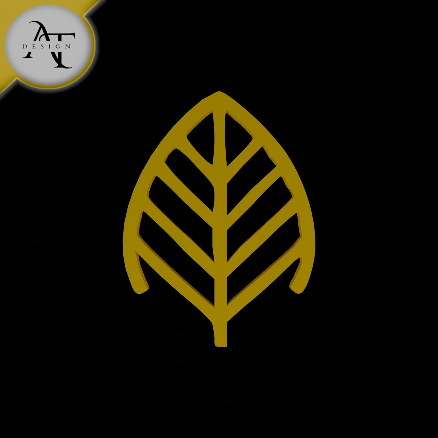 Simple Leaf Symbol - 2D Art