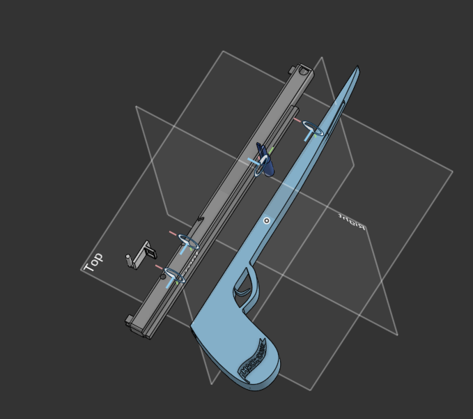 Gun that looks like a toddler made it