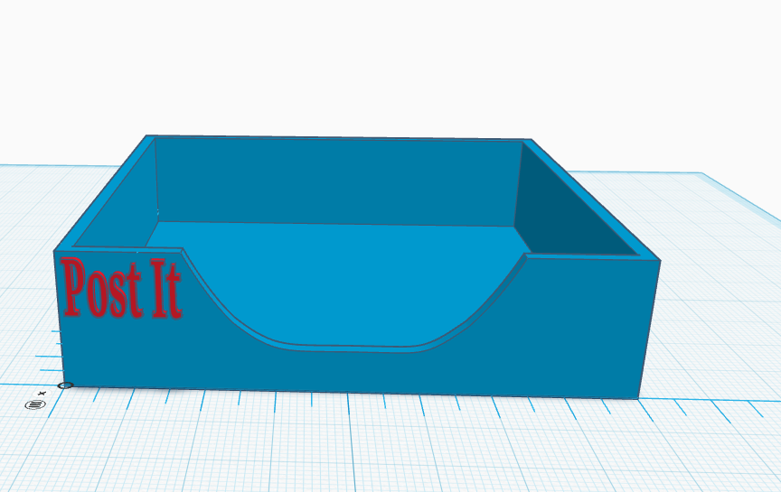 Post it 3D model