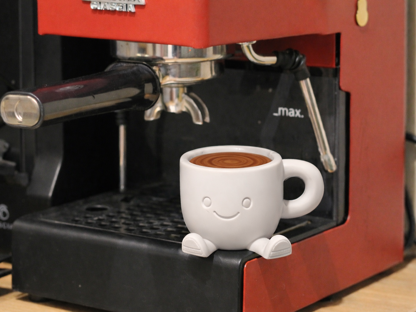 Coffee cup tea light buddy - no AMS