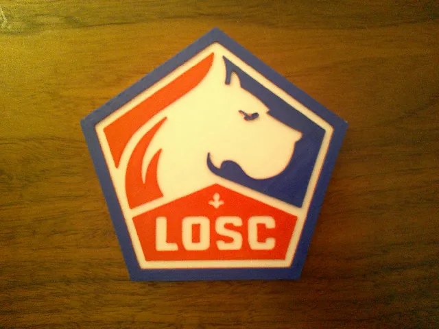 LOSC Lille Logo Coaster or Plaque
