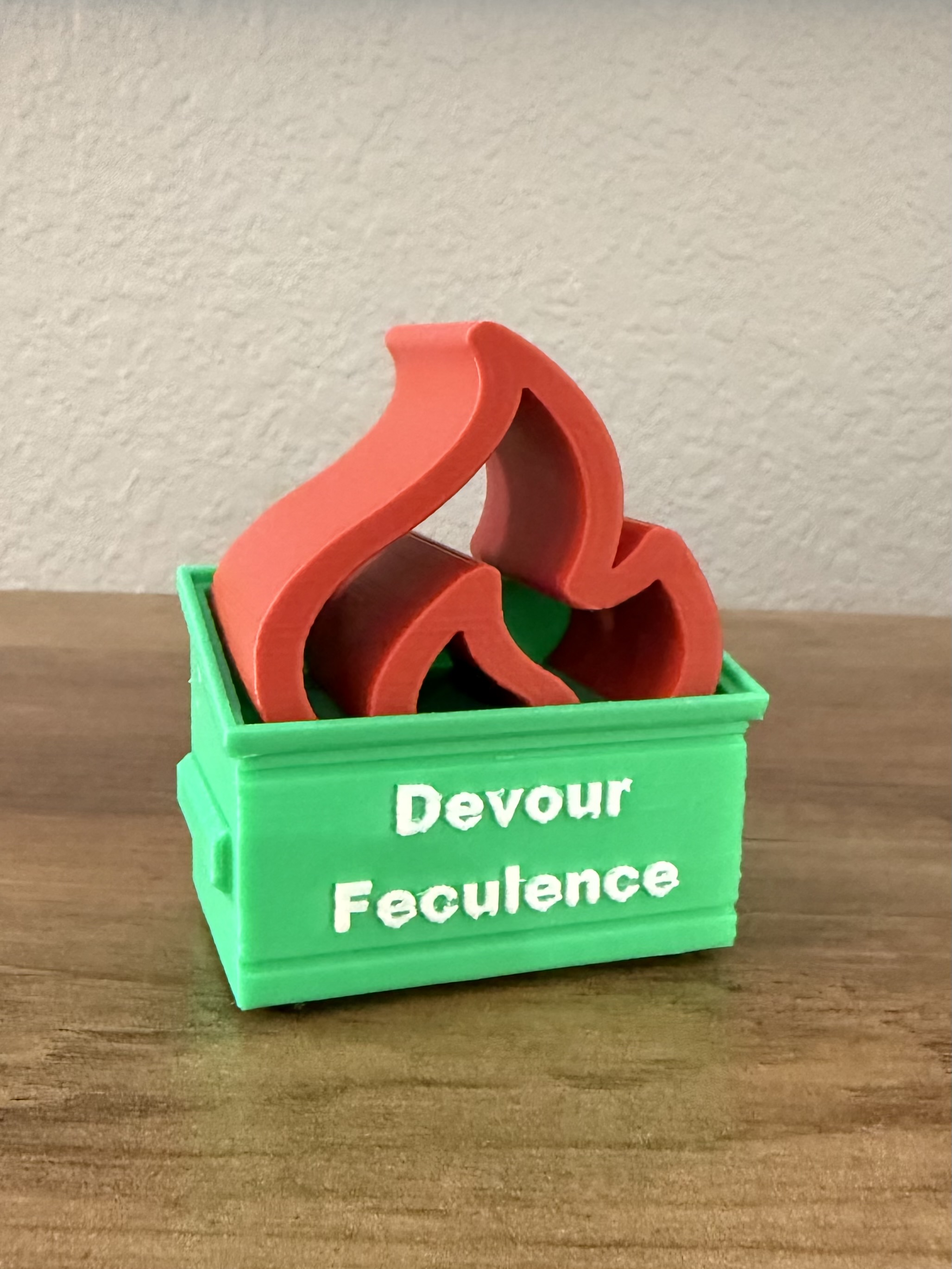 Severance Inspired Dumpster Fire