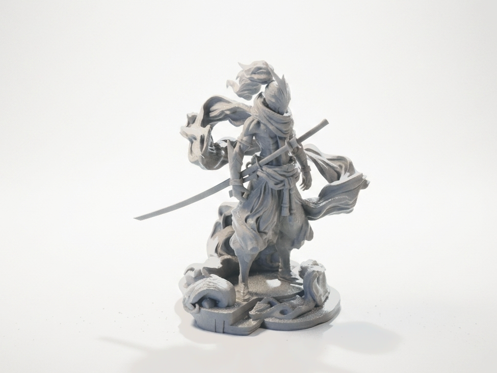 Yasuo Wind Samurai Figurine LOL Champions 3D Printable