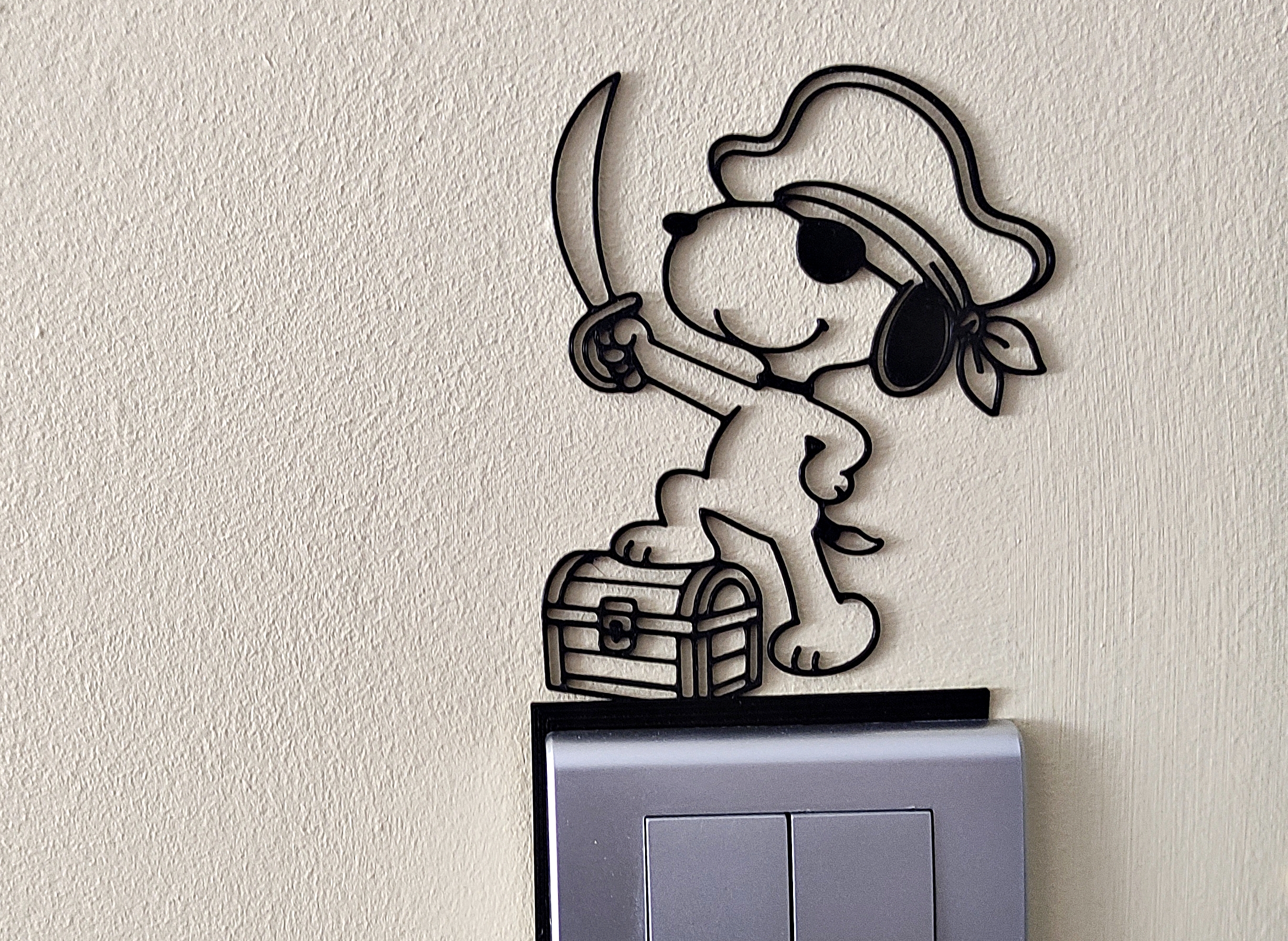 Snoopy Light Switch / Outlet Decoration - Model 72