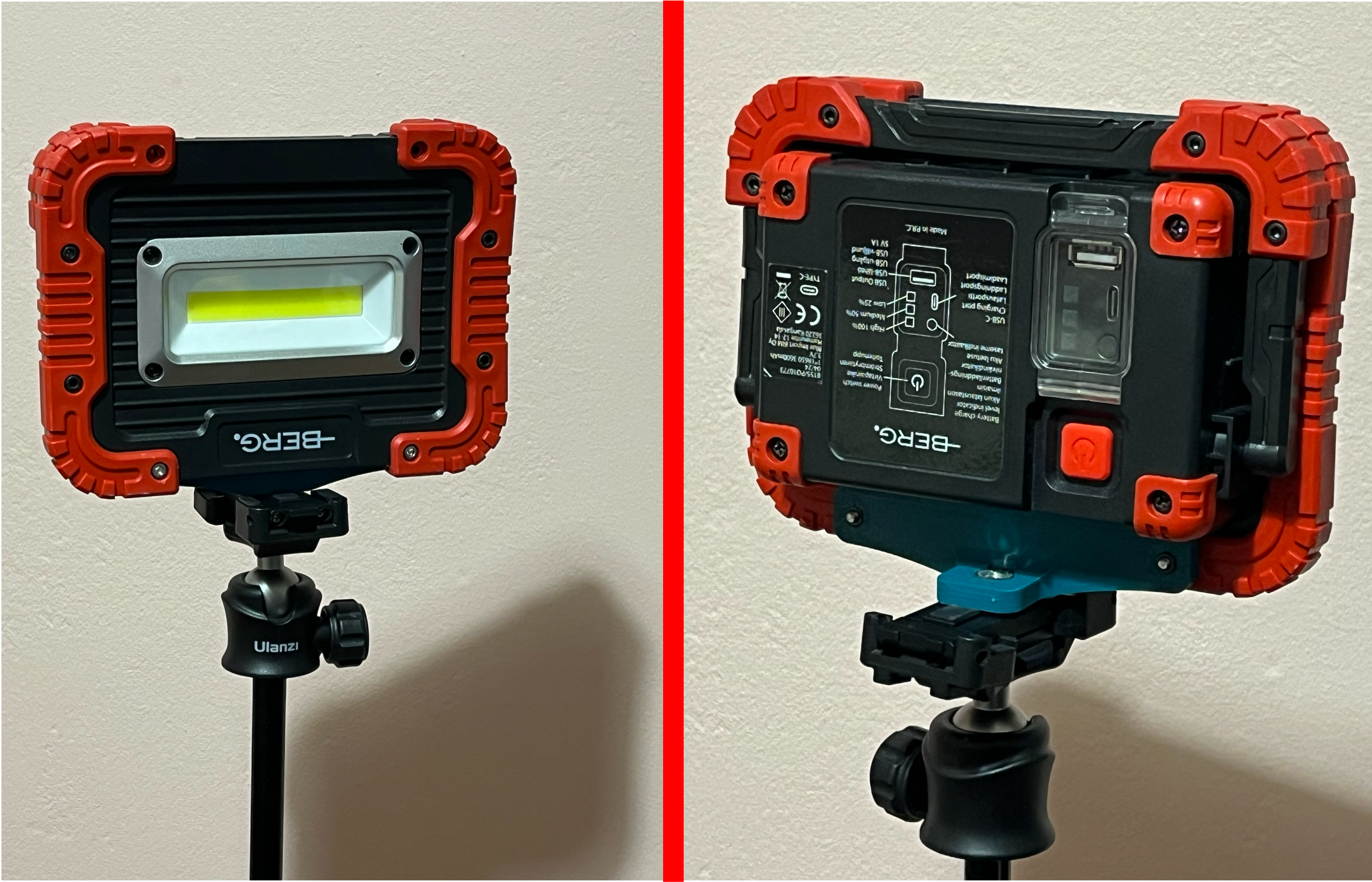 Tripod Adapter for 10 W COB LED Rechargeable Work Light