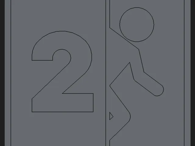Portal 2 Deco Plate