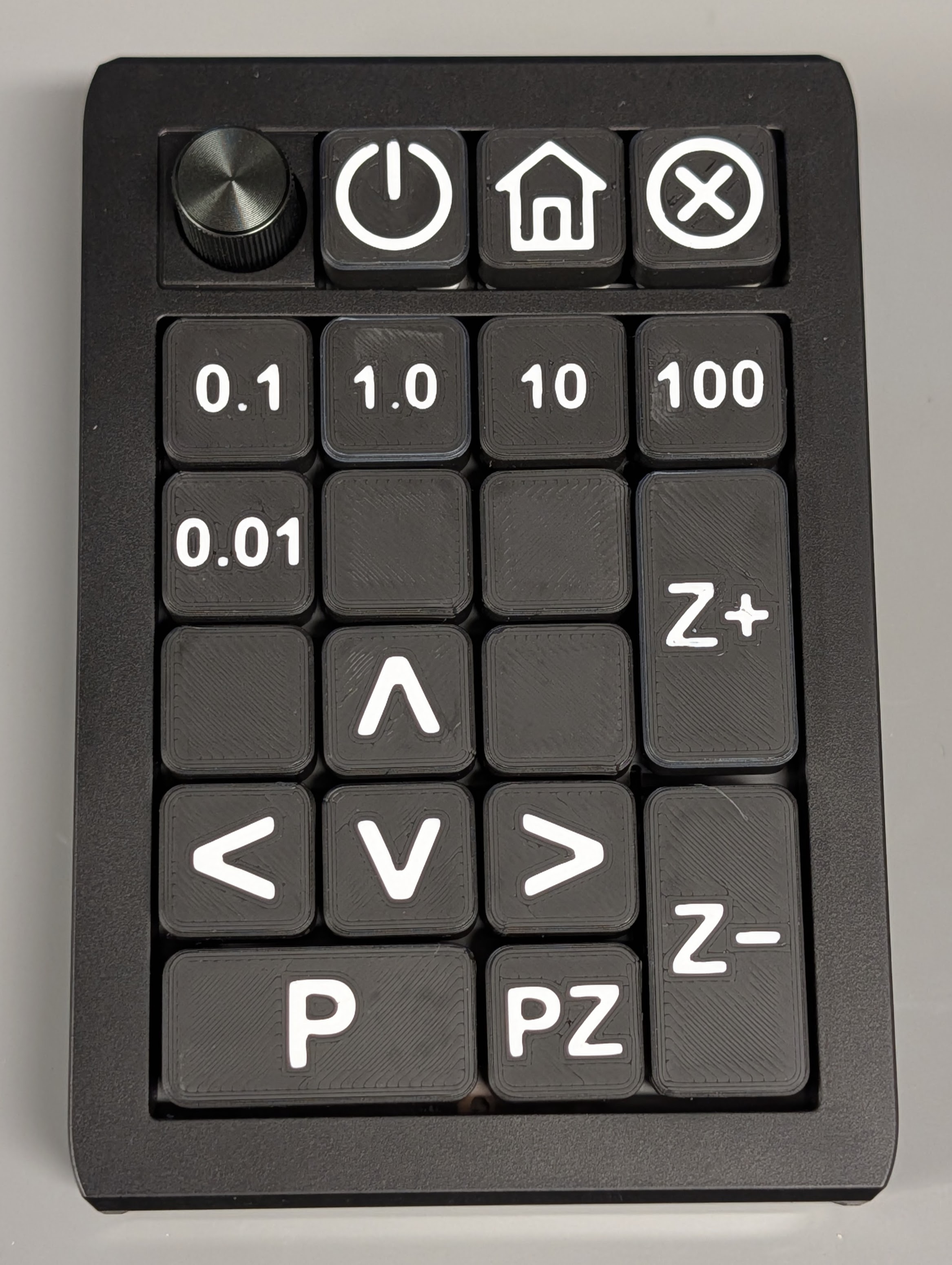 LumenPnP Jogpad Keys (with flat multi-material markings)
