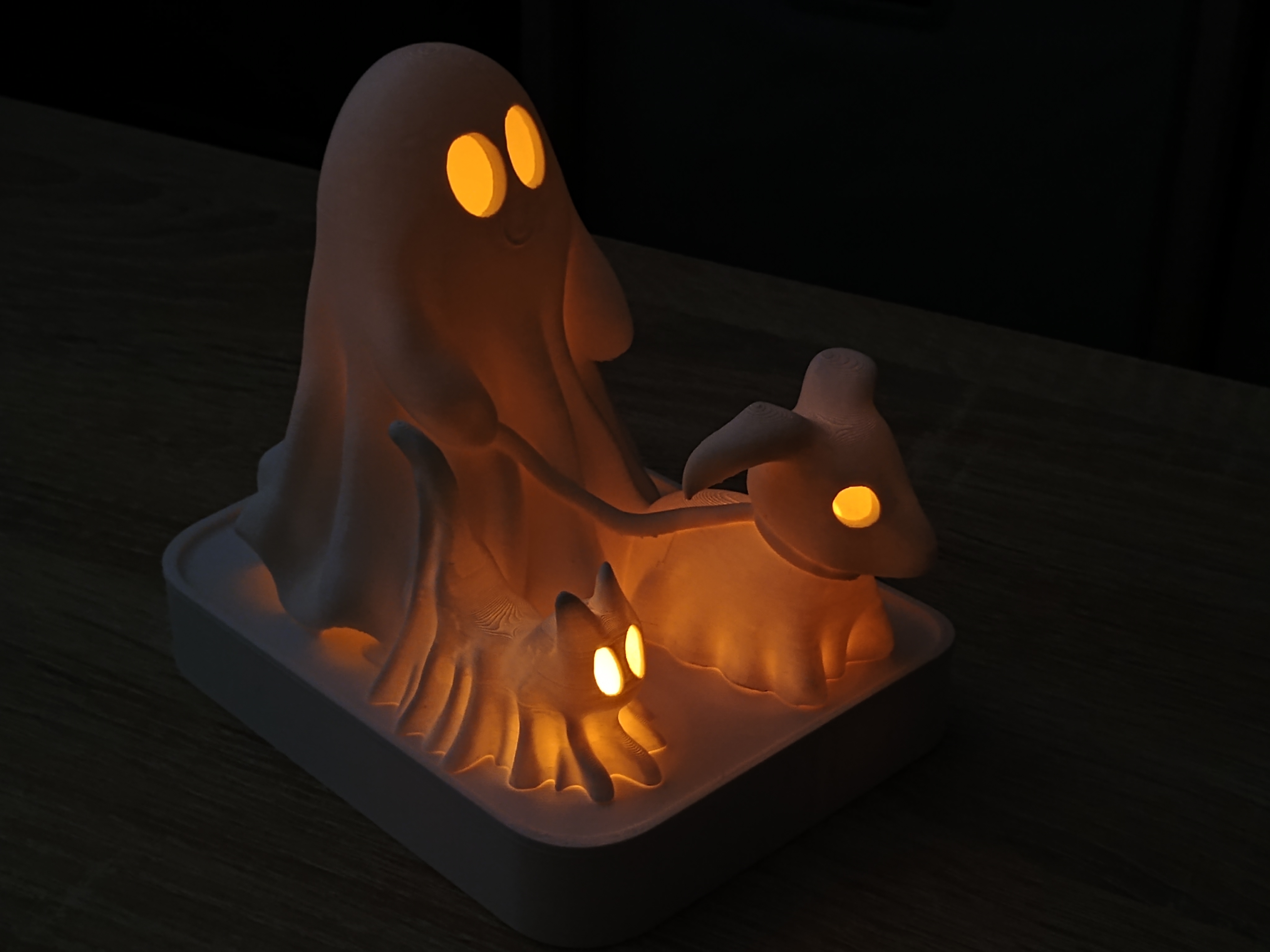 Light rack for walking ghosts