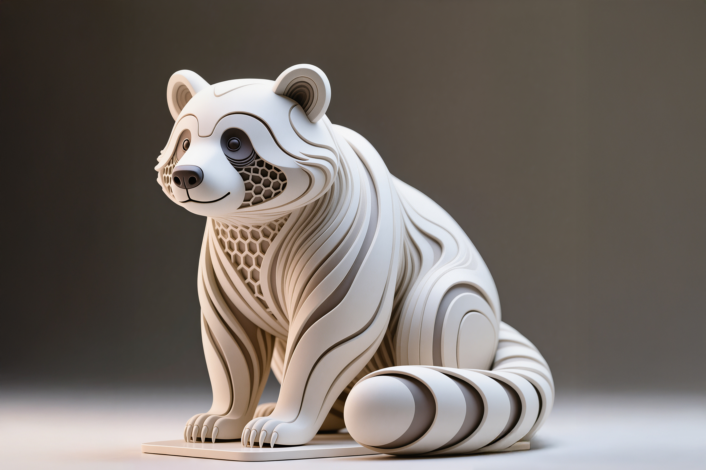 Red Panda, Hexa Sculpture
