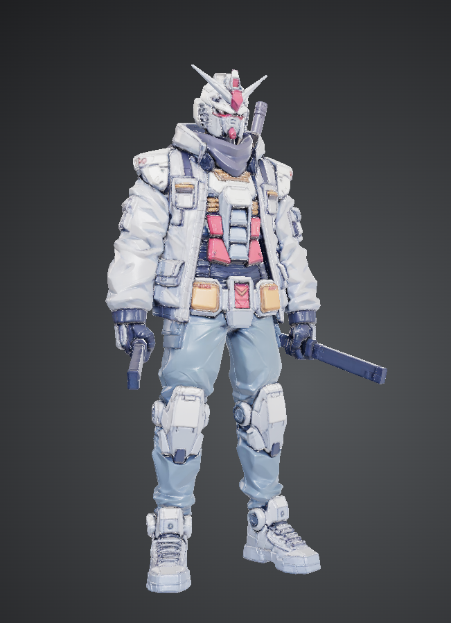 Gundam Vigilancia Callejera