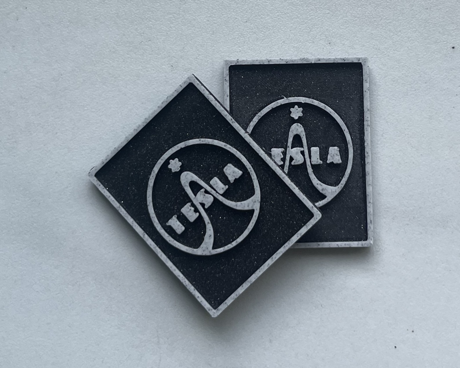 Tesla Logo (Czech Tesla) – Speaker Badge / Retro Decoration