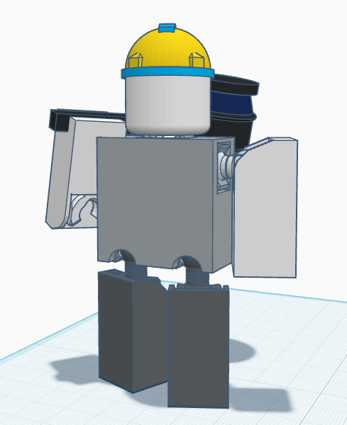 [HATS+ACCESSORIES] Articulated Roblox figure V4