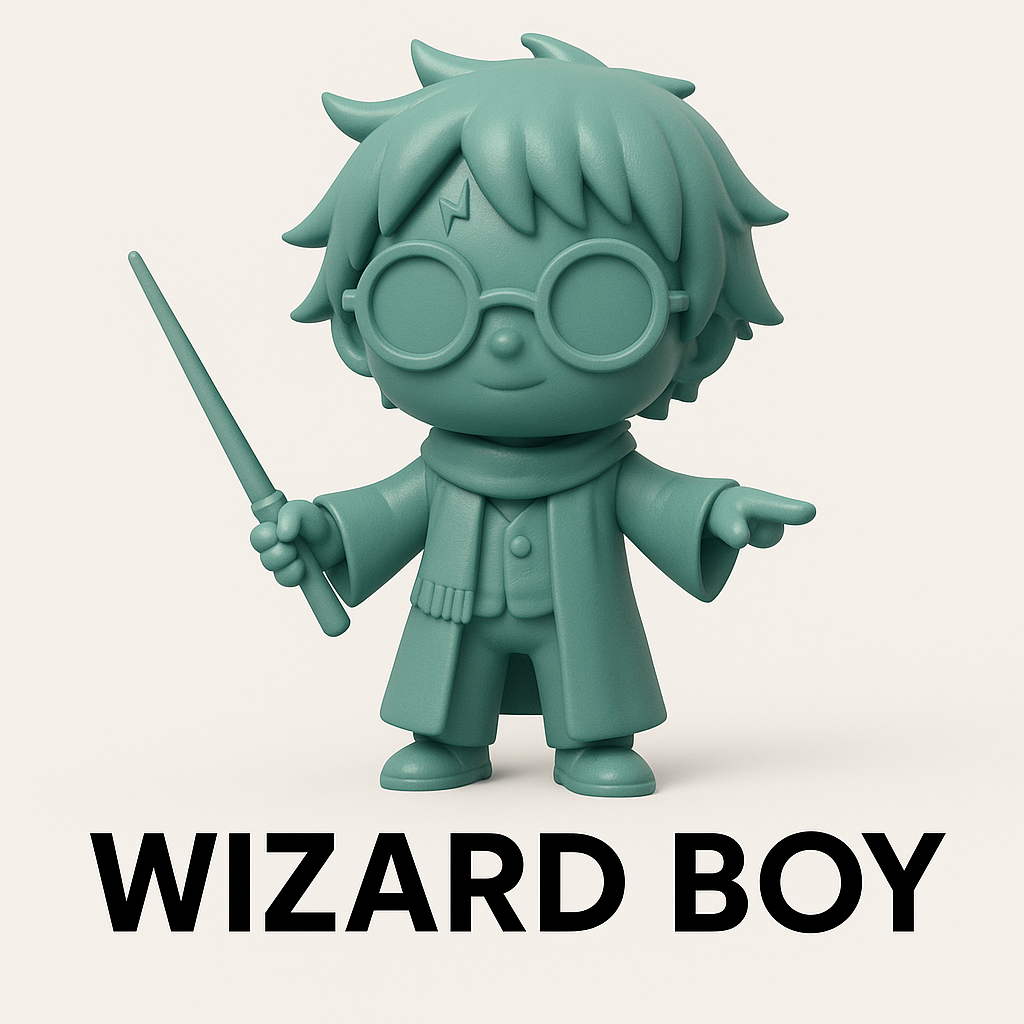 Wizard Boy Figure – Inspired by Harry Potter