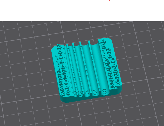 Taller numbers 3D model thumbnail